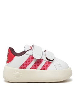 Sneakersy adidas Disney Minnie Mouse Grand Court 2.0 IH6309 Biały ze sklepu eobuwie.pl w kategorii Buty sportowe dziecięce - zdjęcie 182084735