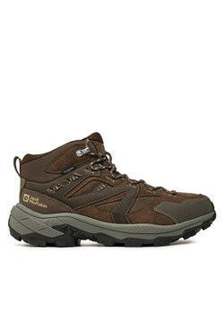 Trekkingi Jack Wolfskin Vojo Tour Lt Texapore Mid M A62074 Brązowy ze sklepu eobuwie.pl w kategorii Buty trekkingowe męskie - zdjęcie 182084917
