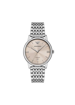 Zegarek Emporio Armani Mesh Automatic AR60082 Srebrny ze sklepu eobuwie.pl w kategorii Zegarki - zdjęcie 182085038