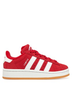 Sneakersy adidas Campus 00s JI4329 Czerwony ze sklepu eobuwie.pl w kategorii Buty sportowe dziecięce - zdjęcie 182085155