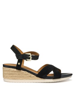 Espadryle Geox D Ischia Corda D55HHB 00020 C9999 Czarny ze sklepu eobuwie.pl w kategorii Espadryle damskie - zdjęcie 182085625