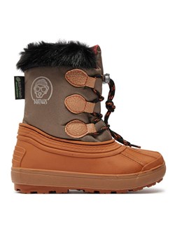 Śniegowce Boatilus Nippy 02 Sint. Leather Boot NN02 VAR.41NR Pomarańczowy ze sklepu eobuwie.pl w kategorii Buty zimowe dziecięce - zdjęcie 182085757