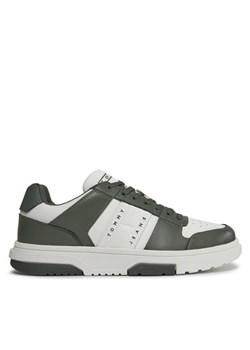 Sneakersy Tommy Jeans Tjm Leather Cupsole 2.0 EM0EM01283 Biały ze sklepu eobuwie.pl w kategorii Buty sportowe męskie - zdjęcie 182085807