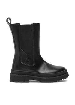 Kozaki Calvin Klein Jeans Chelsea Boot V4A5-81034-1355 M Czarny ze sklepu eobuwie.pl w kategorii Buty zimowe dziecięce - zdjęcie 182086398