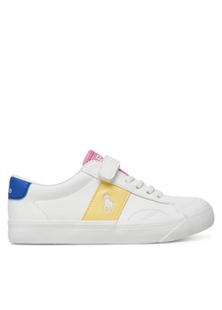 Sneakersy Polo Ralph Lauren Ryley Ps RL02450101 Biały ze sklepu eobuwie.pl w kategorii Buty sportowe dziecięce - zdjęcie 182086497