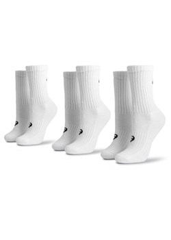 Zestaw 3 par wysokich skarpet unisex Asics 3PPK Crew Sock 155204 Biały ze sklepu eobuwie.pl w kategorii Skarpetki męskie - zdjęcie 182086566