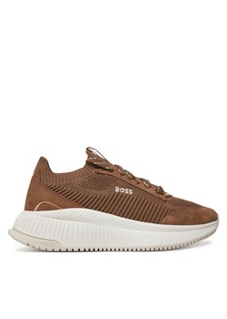 Sneakersy BOSS Ttnmevo Slon Lowkn 50536413 Écru ze sklepu eobuwie.pl w kategorii Buty sportowe damskie - zdjęcie 182086637