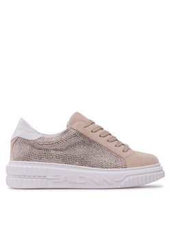 Sneakersy Baldinini D3E330P1CRNPTDLT Beżowy ze sklepu eobuwie.pl w kategorii Buty sportowe damskie - zdjęcie 182086756