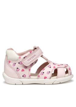 Sandały Geox B Sandal Zapito B556FB 000BC C8175 Różowy ze sklepu eobuwie.pl w kategorii Sandały dziecięce - zdjęcie 182086779