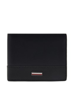 Duży Portfel Męski Tommy Hilfiger Th Corp Mini Cc Wallet AM0AM13244 Czarny ze sklepu eobuwie.pl w kategorii Portfele męskie - zdjęcie 182087276