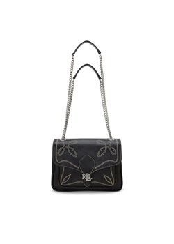 Torebka LAUREN RALPH LAUREN 431941819001 Czarny ze sklepu eobuwie.pl w kategorii Kopertówki - zdjęcie 182087408