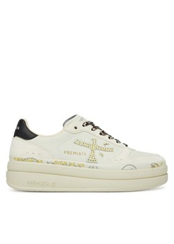 Sneakersy Premiata Micol Var 6794 Écru ze sklepu eobuwie.pl w kategorii Buty sportowe damskie - zdjęcie 182087446