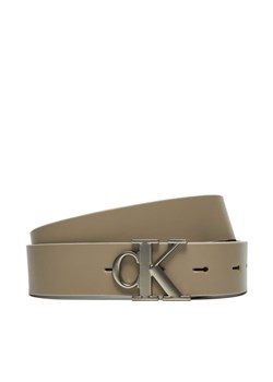 Pasek Damski Calvin Klein Jeans Mono Pl Rev Lthr Belt K60K612288 Brązowy ze sklepu eobuwie.pl w kategorii Paski damskie - zdjęcie 182087455