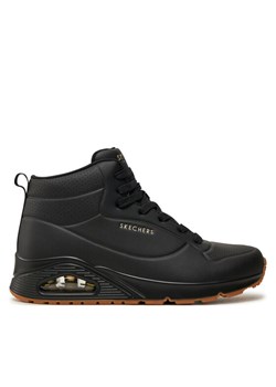 Sneakersy Skechers UNO HIGH 177097/BBK Czarny ze sklepu eobuwie.pl w kategorii Buty sportowe damskie - zdjęcie 182087459