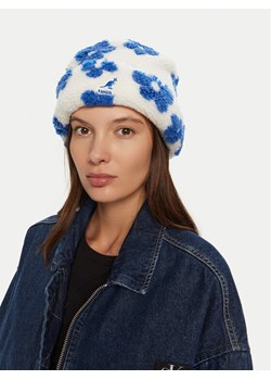 Czapka Kangol Floral Fleece Beanie K5421 Biały ze sklepu eobuwie.pl w kategorii Czapki zimowe damskie - zdjęcie 182087688