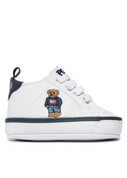 Sneakersy Polo Ralph Lauren RL100690 Biały ze sklepu eobuwie.pl w kategorii Buciki niemowlęce - zdjęcie 182087837