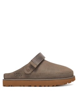 Klapki Ugg W Goldenstar Clog 1138252 Szary ze sklepu eobuwie.pl w kategorii Klapki damskie - zdjęcie 182087858