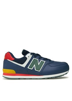 Sneakersy New Balance GC574CT Granatowy ze sklepu eobuwie.pl w kategorii Buty sportowe dziecięce - zdjęcie 182087885