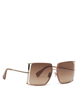 Okulary przeciwsłoneczne Max Mara MM0120 47F Brązowy ze sklepu eobuwie.pl w kategorii Okulary przeciwsłoneczne damskie - zdjęcie 182087886