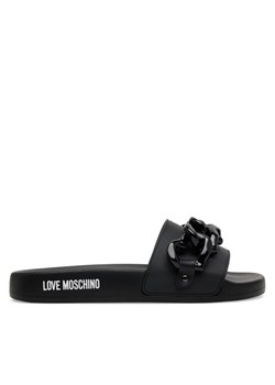 Klapki LOVE MOSCHINO JA28132G1MI17000 Czarny ze sklepu eobuwie.pl w kategorii Klapki damskie - zdjęcie 182087935