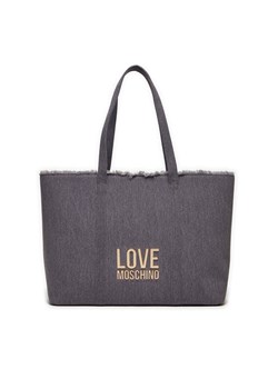 Torebka LOVE MOSCHINO JC4321PP0IKQ0765 Szary ze sklepu eobuwie.pl w kategorii Torby Shopper bag - zdjęcie 182087986
