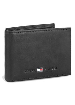 Duży Portfel Męski Tommy Hilfiger Johnson Mini Cc Flap And Coin Pocket AM0AM00662/82568 Czarny ze sklepu eobuwie.pl w kategorii Portfele męskie - zdjęcie 182087988