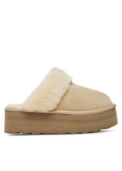 Kapcie DeeZee DZ-AW12 Beżowy ze sklepu eobuwie.pl w kategorii Kapcie damskie - zdjęcie 182088417