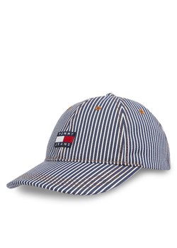 Czapka z daszkiem Tommy Jeans Tjm Heritage Stripe Cap AM0AM13358 Granatowy ze sklepu eobuwie.pl w kategorii Czapki z daszkiem męskie - zdjęcie 182088567