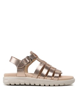 Sandały Geox J Sandal Soleima Gir J35GSB000CFC7018 M Złoty ze sklepu eobuwie.pl w kategorii Sandały dziecięce - zdjęcie 182088866