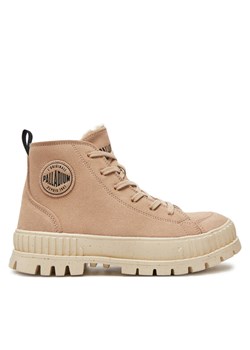Trapery Palladium Pallashock Zip Warm 74353-662-M Beżowy ze sklepu eobuwie.pl w kategorii Workery damskie - zdjęcie 182088916