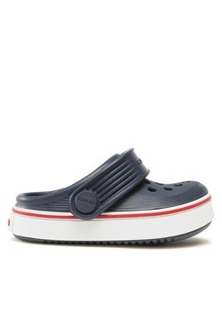 Klapki Crocs Crocs Crocband Clean Clog T 208479 Granatowy ze sklepu eobuwie.pl w kategorii Klapki dziecięce - zdjęcie 182088965