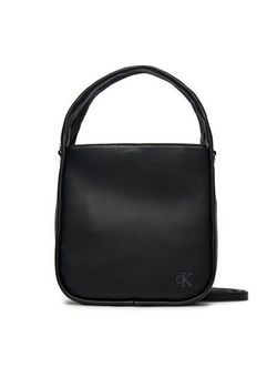 Torebka Calvin Klein Jeans K60K612249 Czarny ze sklepu eobuwie.pl w kategorii Torebki damskie - zdjęcie 182089007