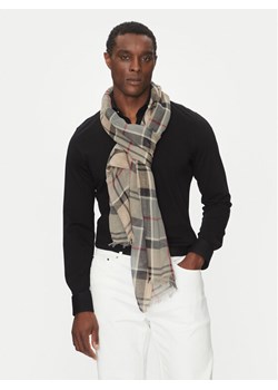 Szal Barbour Welton Tartan USC0315TN32 Beżowy ze sklepu eobuwie.pl w kategorii Szaliki męskie - zdjęcie 182089259