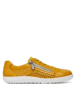 Sneakersy Rieker 52824-68 Żółty ze sklepu eobuwie.pl w kategorii Buty sportowe damskie - zdjęcie 182089346