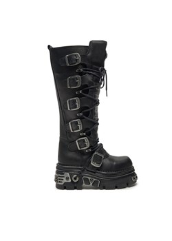Glany NEW ROCK M-272-S1 Czarny ze sklepu eobuwie.pl w kategorii Workery damskie - zdjęcie 182089375