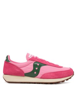 Sneakersy Saucony Trainer 80 S70884 6 Różowy ze sklepu eobuwie.pl w kategorii Buty sportowe damskie - zdjęcie 182089575