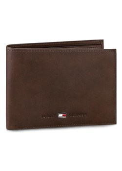 Duży Portfel Męski Tommy Hilfiger Johnson Cc And Coin Pocket AM0AM00659 Brązowy ze sklepu eobuwie.pl w kategorii Portfele męskie - zdjęcie 182089767