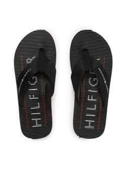 Japonki Tommy Hilfiger Massage Footbed FM0FM04474 Czarny ze sklepu eobuwie.pl w kategorii Klapki męskie - zdjęcie 182089807