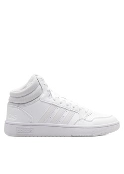 Sneakersy adidas HOOPS 3.0 MID GW5457 Biały ze sklepu eobuwie.pl w kategorii Buty sportowe damskie - zdjęcie 182089949