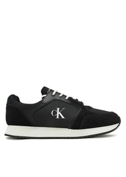 Sneakersy Calvin Klein Jeans Retro Sock Runner Mg YM0YM01152 Czarny ze sklepu eobuwie.pl w kategorii Buty sportowe męskie - zdjęcie 182089977