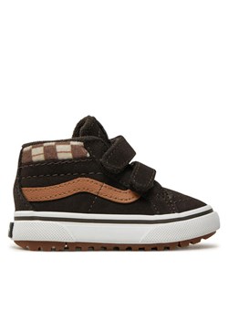 Sneakersy Vans VN000D11BF21 Brązowy ze sklepu eobuwie.pl w kategorii Buty sportowe dziecięce - zdjęcie 182090057