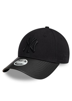Czapka z daszkiem New Era New York Yankees Pu Visor 9Forty 60595388 Czarny ze sklepu eobuwie.pl w kategorii Czapki z daszkiem damskie - zdjęcie 182090118