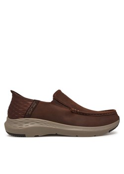 Półbuty Skechers Oswin 204866 Brązowy ze sklepu eobuwie.pl w kategorii Półbuty męskie - zdjęcie 182090187