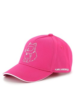 Czapka z daszkiem KARL LAGERFELD Z30389 Różowy ze sklepu eobuwie.pl w kategorii Czapki dziecięce - zdjęcie 182090196
