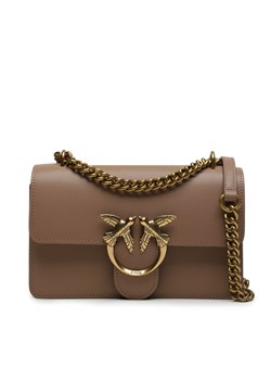 Torebka PINKO Love One Mini Dc AI 23-24 PCPL 100074 A0F1 Beżowy ze sklepu eobuwie.pl w kategorii Kopertówki - zdjęcie 182090256