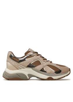 Sneakersy MICHAEL Michael Kors Leo 43F4LEFS1L Brązowy ze sklepu eobuwie.pl w kategorii Buty sportowe damskie - zdjęcie 182090316