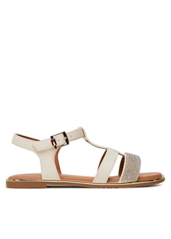 Sandały Tommy Hilfiger T3A2-33780-0371 S Écru ze sklepu eobuwie.pl w kategorii Sandały dziecięce - zdjęcie 182090535