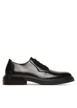 Półbuty Calvin Klein Postman Derby HM0HM01838 Czarny ze sklepu eobuwie.pl w kategorii Półbuty męskie - zdjęcie 182090917