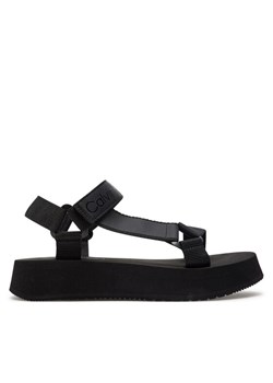 Sandały Calvin Klein Jeans Sandal Velcro Webbing Dc YW0YW01353 Czarny - id: 0000303825607 - marki Calvin Klein - 182090945 Sandały Calvin Klein Jeans Sandal Velcro Webbing Dc YW0YW01353 Czarny ze sklepu eobuwie.pl w kategorii Sandały damskie - zdjęcie 182090945