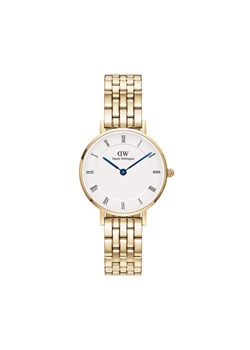 Zegarek Daniel Wellington Petite Roman Numerals 5-Link DW00100682 Złoty ze sklepu eobuwie.pl w kategorii Zegarki - zdjęcie 182091146
